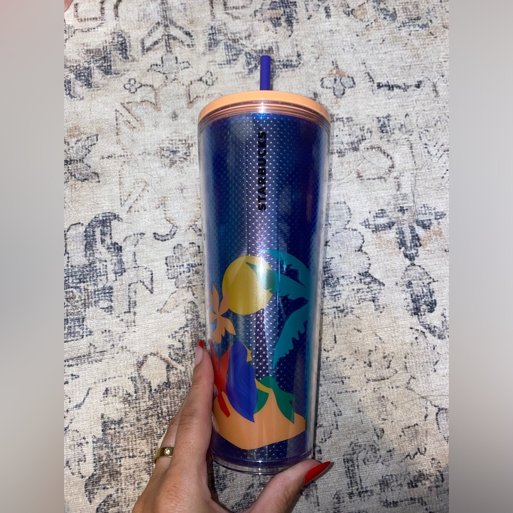 Tropical Starbucks tumbler